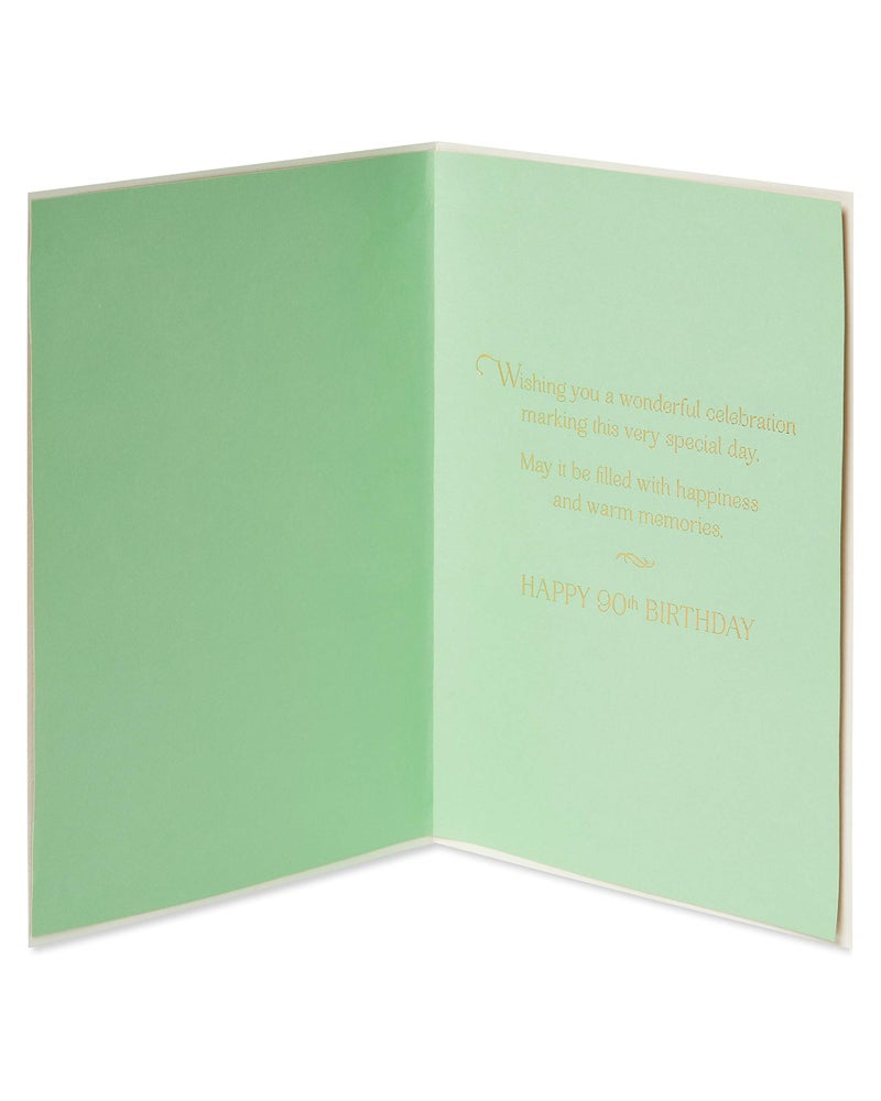 Papyrus 90th Birthday Card (Warm Memories) - Image 2